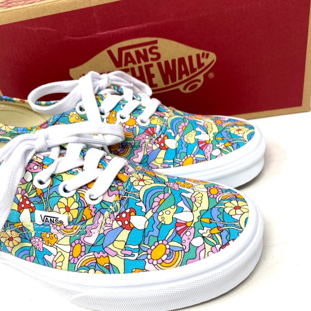 VANS Authentic New Floral Low Top Sneakers Women’s - Picture 9 of 15